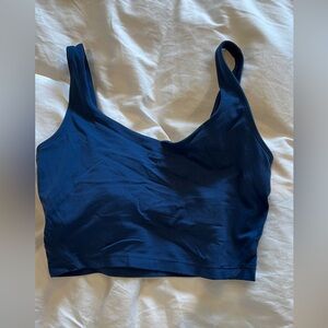New Women's Navy Blue Sports Bra
